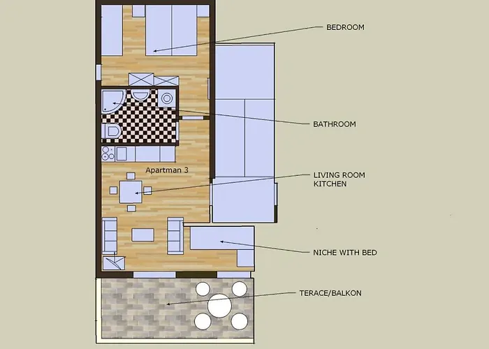Ferienwohnung- Fuer 3 Personen By Interhome 公寓 *